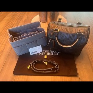 Authentic Louis Vuitton Souple Speedy Cube 25